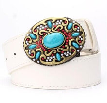 Load image into Gallery viewer, New Fashion Bohemian Style Stone Bead Turquoise Stone Women Belt