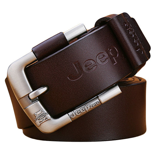 Brand Best Quality 100% Most Genuine Leather Alloy Belt For Men