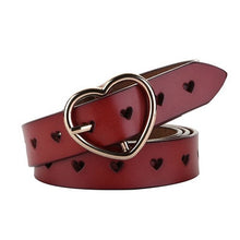 Load image into Gallery viewer, Fashionable Genuine Heart Pattern Women Belt