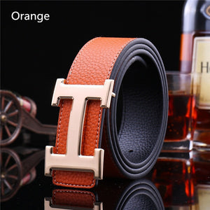 Luxury brand smooth design women belt