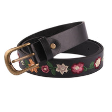 Load image into Gallery viewer, floral decoration trendy woman belt