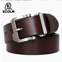 Load image into Gallery viewer, Cowhide leather brand men's belt