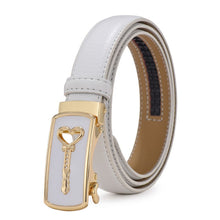 Load image into Gallery viewer, Love Key Shape Genuine Leather Women Belt