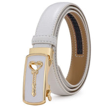 Load image into Gallery viewer, Love Key Shape Genuine Leather Women Belt